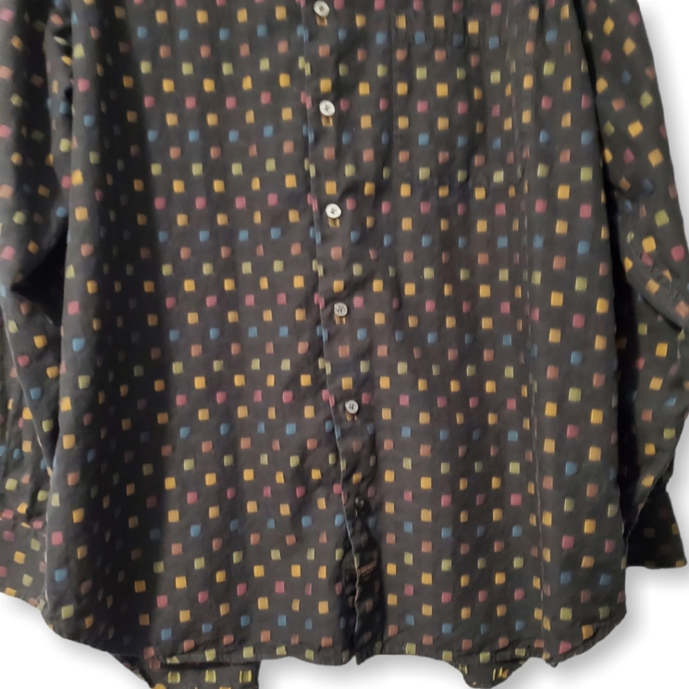 Robert Talbott Multi Colored Long Sleeve Shirt Xl - image 4